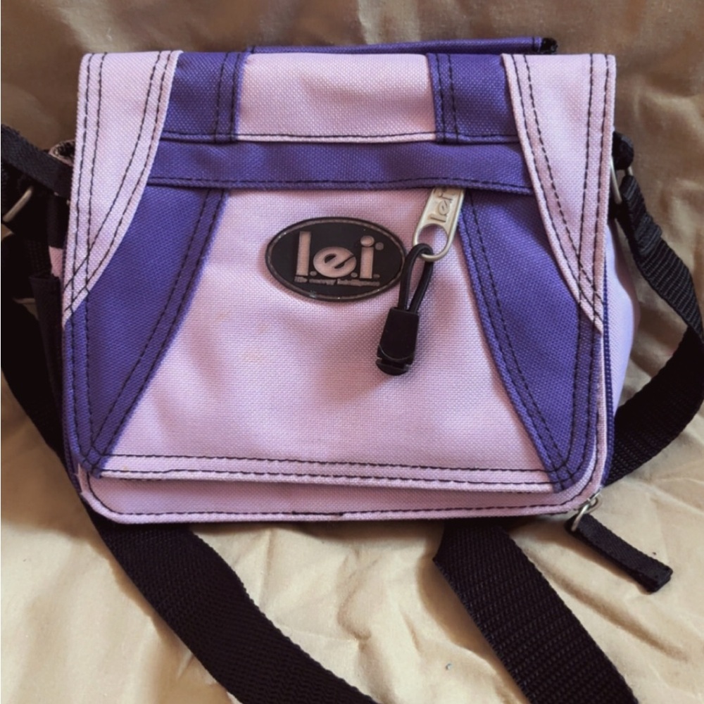 lei Lilac and Purple Crossbody Bag